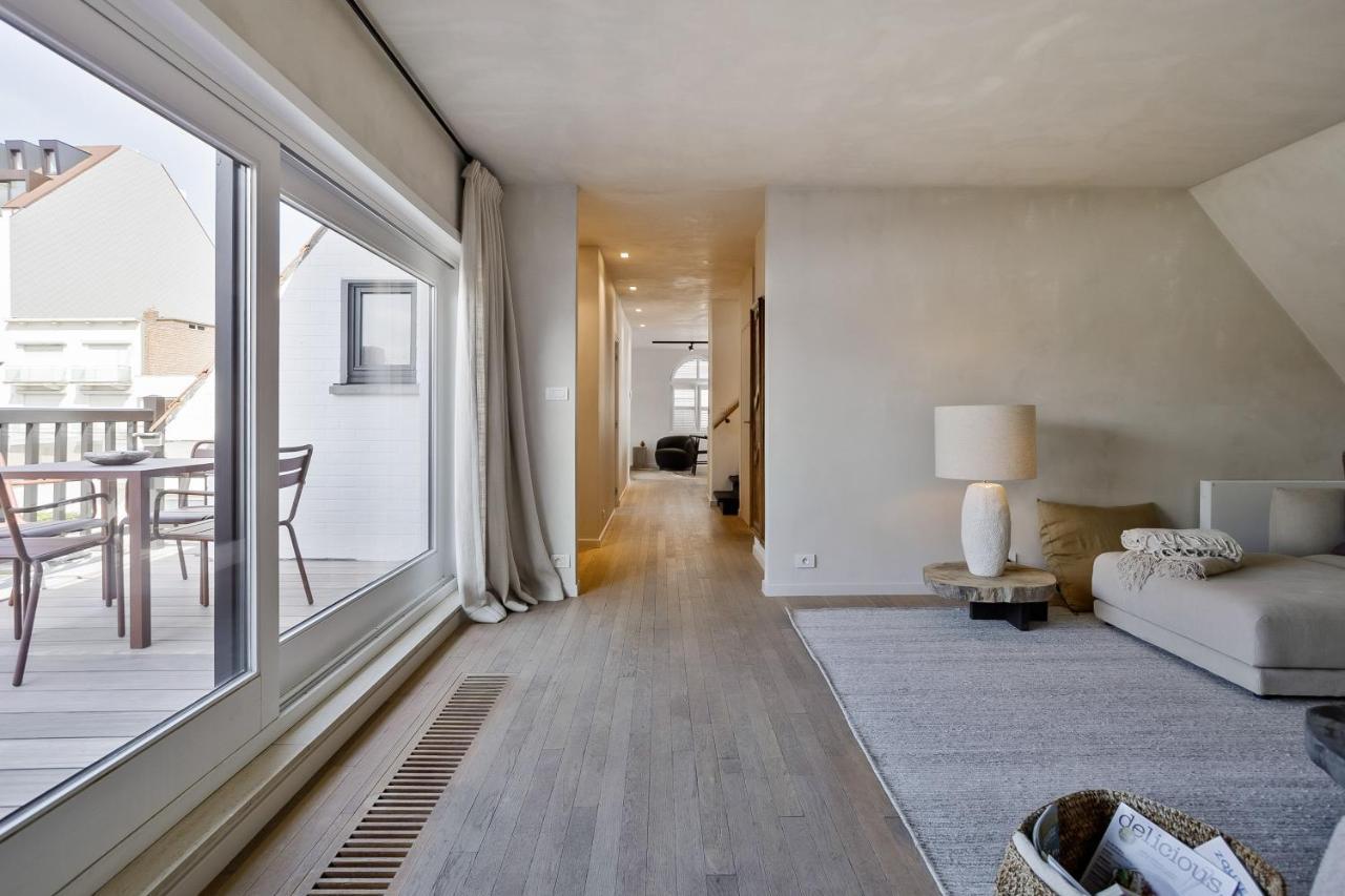 Apartamento Luxe Duplex Met Prive Parking Knokke-Heist Exterior foto
